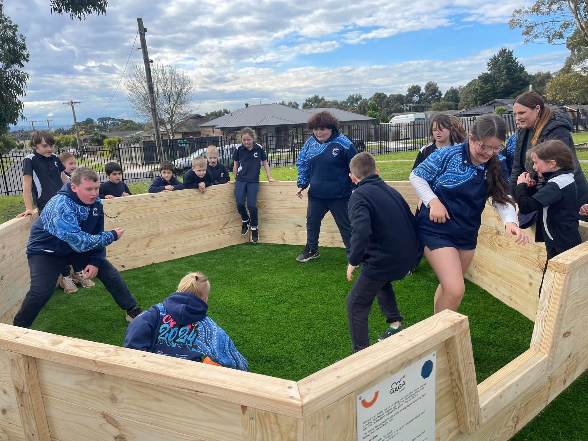 How a Gaga Pit changes play - Churchill North Primary School