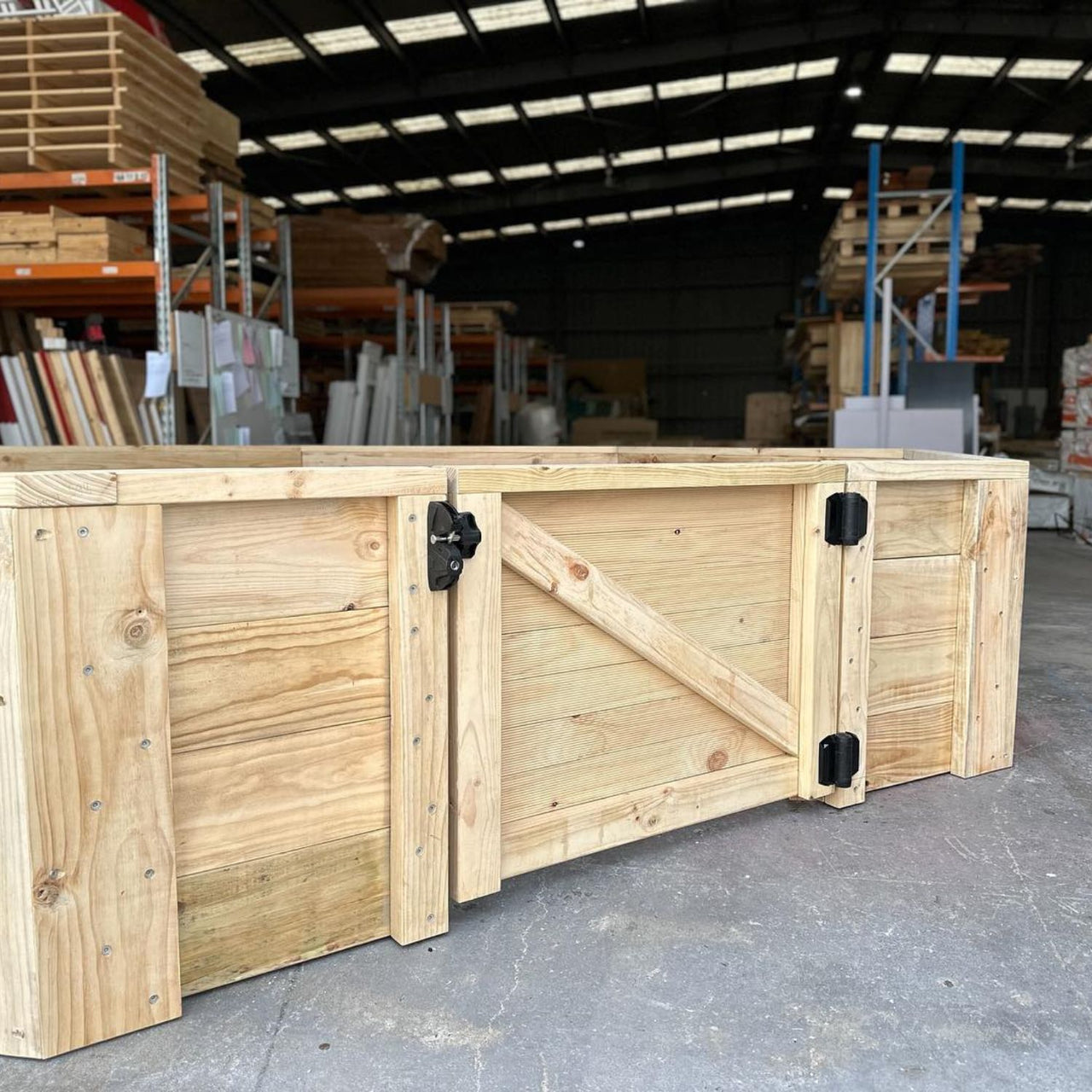 Accessible Outdoor Timber Gaga Ball PIts - Delivered and installed in Australia by Gaga Games and Castle & Cubby.