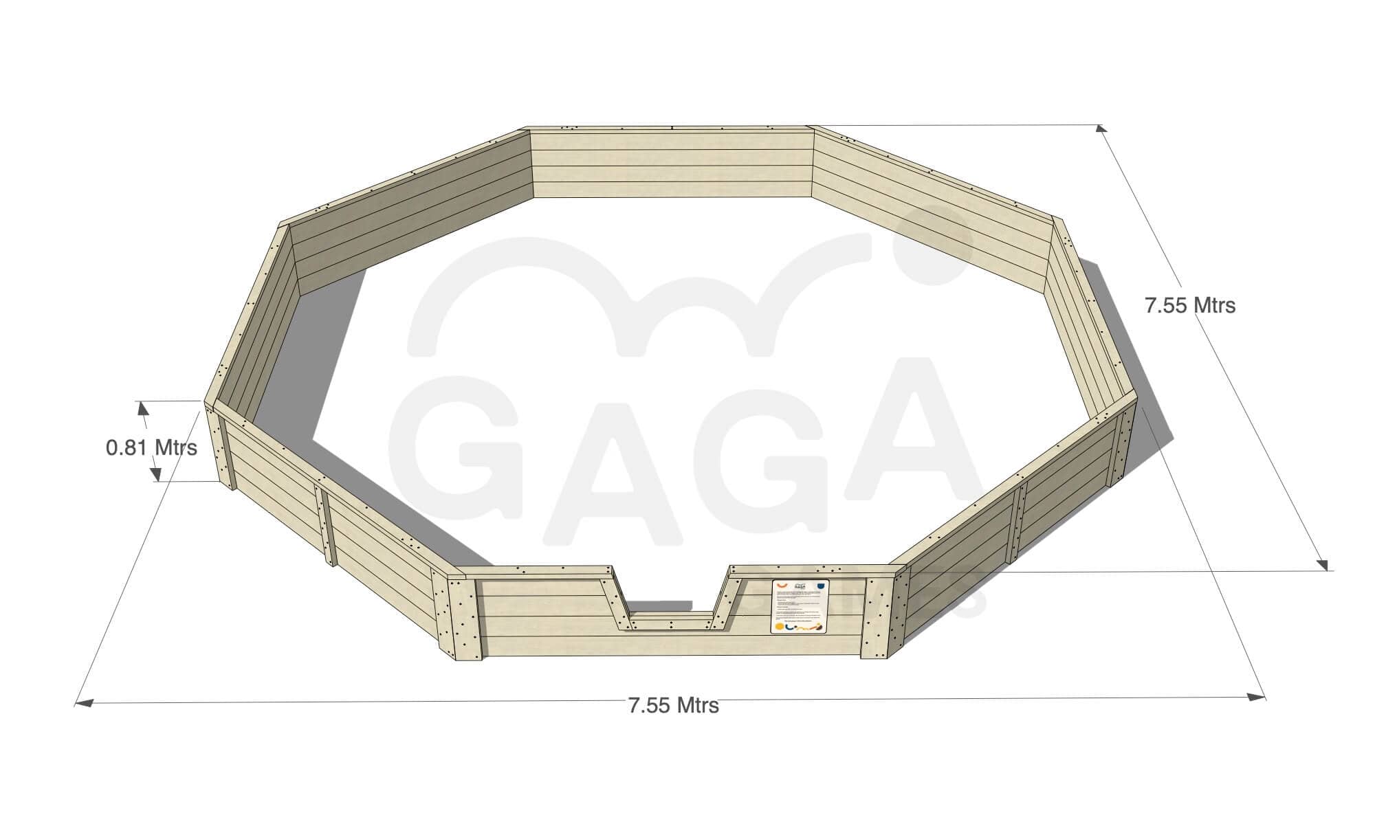 Outdoor Gaga Pits