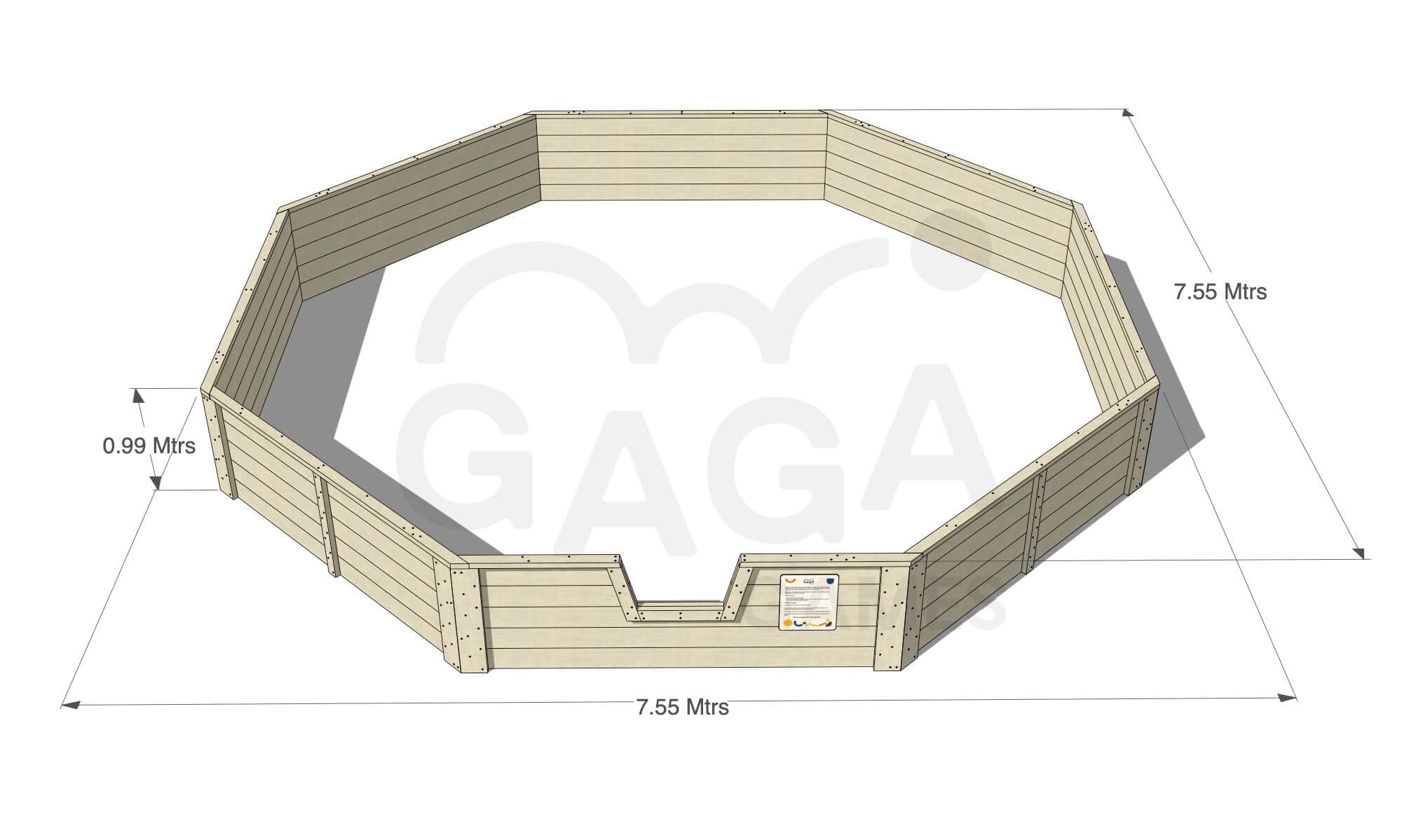 Outdoor Gaga Pits