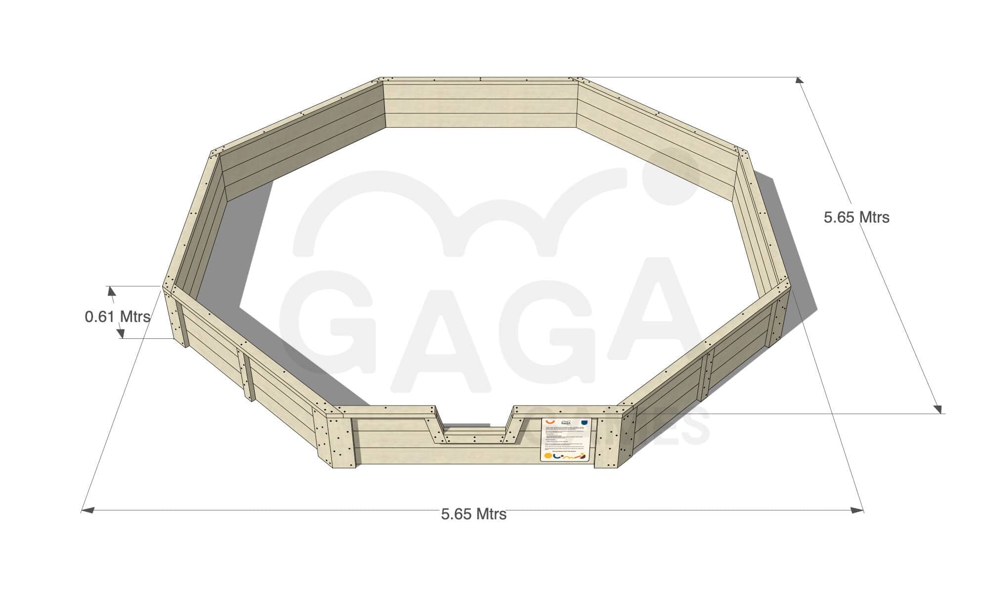 Outdoor Gaga Pits