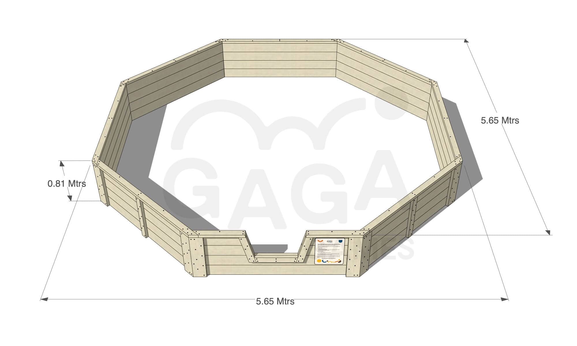 Outdoor Gaga Pits