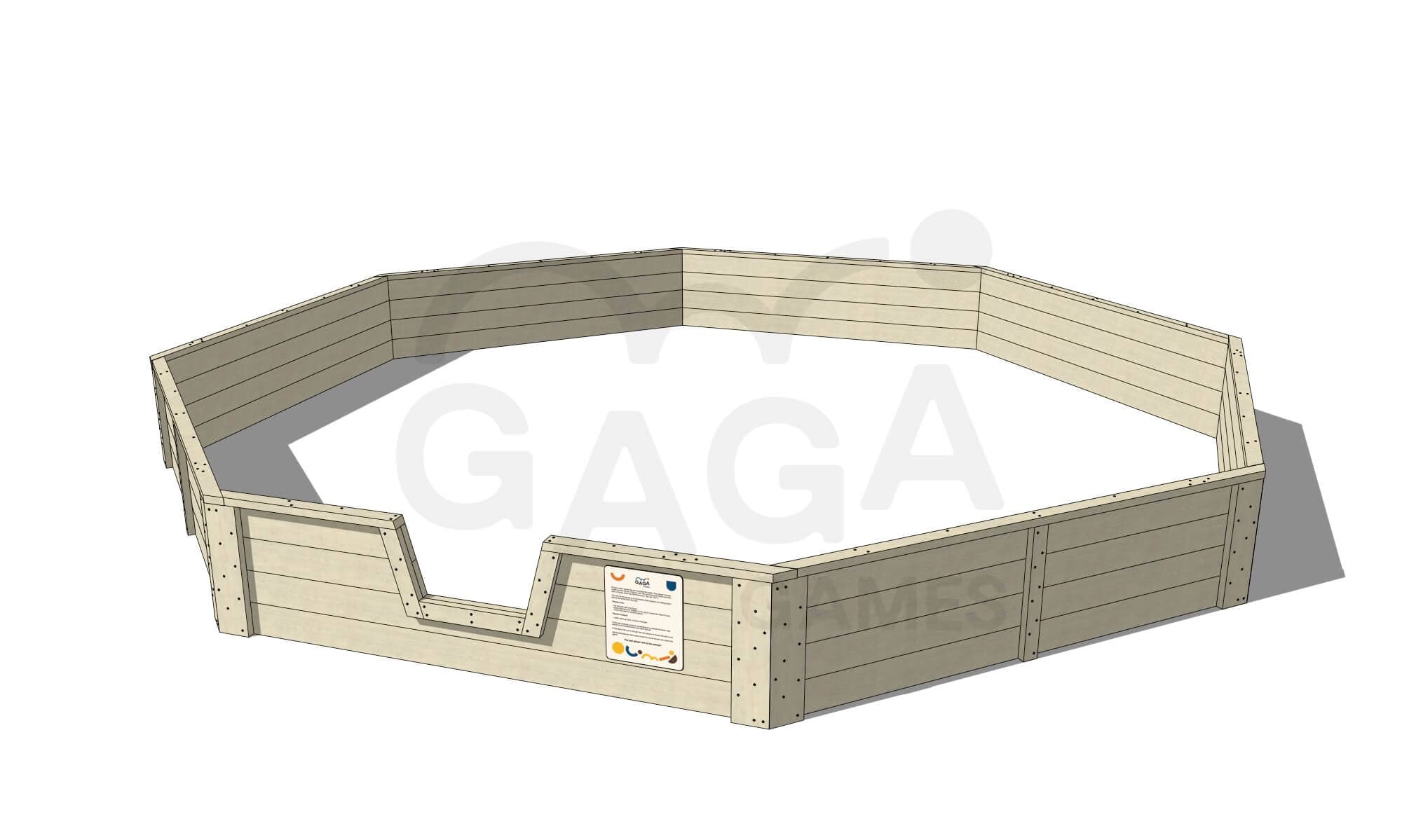 Outdoor Gaga Pits