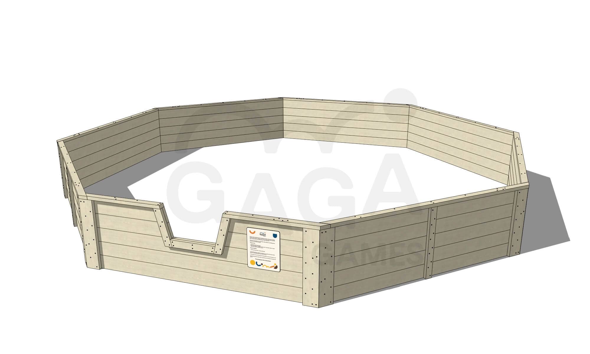 Outdoor Gaga Pits